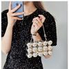 Bolso acrílico 2025 nuevo europeo y americano transfronterizo de un solo hombro diseño de moda bolso caja de cadena para dama