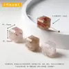 Coleção de Contas Espaçadoras Cubo de Cristal Natural, Acessórios para Joias DIY Feitos à Mão, Contas Soltas Cubo de Ágata para Pulseira, Acessórios Atacado