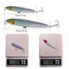 Señuelo Lure Ghost Pencil Sumergido de Lanzamiento Largo, Anzuelo Cuádruple con Ranura de Sangre, Cebo Falso, Productos para Equipo de Pesca de Lubina