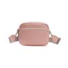 Bolso Amazon para Mujer 2025 Nuevo Bolso de Hombro Simple y a la Moda Doble Cremallera Bandolera Bolso Redondo Pequeño Bolso para Teléfono Móvil Correa de Hombro Ancha