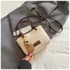 2026 Principios de Otoño Nuevo Bolso de Mano de Color Sólido para Viaje Bolso Cubo de Moda Casual Bolso Cruzado de Hombro Único de Alto Valor