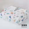 Toalha de banho de gaze de seis camadas Classe A toalha de gaze de algodão para bebê colcha de bebê cobertor de bebê fornecimento de origem