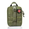 Kit de primeiros socorros tático MOLLE, kit médico portátil para atividades ao ar livre para soldados individuais, adequado para montagem em veículo, montanhismo e resgate de emergência ao ar livre