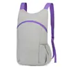 Mochila leve dobrável, bolsa portátil de armazenamento para caminhada ao ar livre, mochila pequena simples para viagem e deslocamento