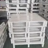 Estantería metálica para palets para sistema automatizado de almacenamiento y recuperación metal pallet resistente para montacargas palet de hierro logística de almacén rotación metal pallet