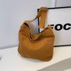 2024 Bolsa de Clase para Estudiantes Universitarios Nuevos Bolsa de Lona Artística Simple Casera de Gran Capacidad Estilo Perezoso Bolsa de Hombro Cruzada