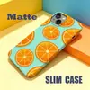 Nova Capa de Celular Promocional Laranja Vitalidade de Verão para Iphone18Promax Fina e Leve Capa com Película de Cobertura Total Apple 17
