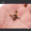 Contas Espaçadoras de Ferro de 2-10mm, Contas Soltas Redondas Furadas, DIY Br