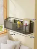 Estantes de pared para residencias estudiantiles, artículos útiles para dormitorios de estudiantes, cestas de pared para libros y aperitivos, solución de almacenamiento sin taladro