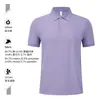 Camiseta de Verano con Estampado de Logo, Polo de Negocios de Amoníaco Líquido de Alta Gama para Hombre, Tacto Premium, Ropa de Trabajo con Cuello, Manga Corta Hecho a Medida