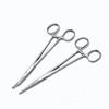 Frete grátis aço inoxidável pinça hemostática porta-agulha cabeça curva/reta equipamento de pesca pinça para remoção de cera de ouvido gancho dispositivo de remoção conjunto de equipamentos