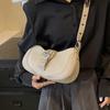 Estilo francês pequeno crowdsourcing 2023 Nova bolsa feminina Bolsa transversal popular para todos os jogos Bolsa de ombro elegante nas axilas