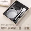 Pincel de Base Portátil para Iniciantes, Pincel de Maquiagem para Base, Pincel para Pó de Uma Linha que Não Absorve Produto, Cabeça Plana, Conjunto de Pincéis de Maquiagem para Base Sem Marcas e Corretivo