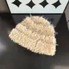Gorro para Mujer en Otoño e Invierno, Gorro Colorido a Prueba de Viento, Gorro Cálido de Invierno que Hace que la Cara Parezca Más Pequeña, Gorro Grueso de Lana Tejida con Felpa para Proteger las Orejas