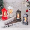 Lámpara de Viento Navideña Transfronteriza Lámpara de Velas Digitales LED Luz Nocturna Decoración de Regalo de Papá Noel Adornos de Escritorio