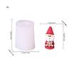 Mini Lindo Gato de Navidad Decoración de Pastel Adornos Molde de Silicona Papá Noel Regalo Película Pellizcable
