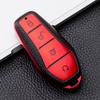 Hebilla de Estuche para Llave de Coche con Patrón de Cuero para 2022 BYD Dolphin Han Song plus Tang dmi Qin pro Yuan e2