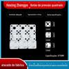 Botões de Pressão Quadrados Feitos de Resina Plástica para Roupas de Bebê, Capas de Chuva e Guarda-chuvas, Adequados para Projetos Manuais DIY
