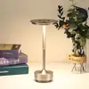 Lámpara de Mesa OVNI de Aluminio Carga Táctil USB Luz Ambiental Estilo Americano Creativa Restaurante Bar Luz Nocturna Superventas Transfronteriza Lámpara de Mesa
