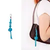 Ins Colorido Corda de Couro PU com Nó Duplo Pingente Criativo para Celular Nicho Versátil Pingente para Bolsa Pingente Chaveiro Joia