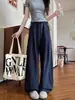 Pantalones de Lino Anchos de Maternidad para Mujer, Estilo Delgado de Primavera y Otoño, Cintura Elástica con Cordón, Transpirables, Caída Suave, Pantalones Casuales Sueltos de Maternidad
