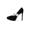Combina con un Qipao y Tacones para un Look Sexy: Zapatos de Salón de Plataforma Impermeables de Suela Gruesa de Tacón de Aguja para Mujer, Nuevo Modelo para Otoño e Invierno 2026