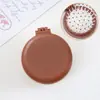 Pente Portátil de Almofada de Ar Colorido Fosco Personalizado, Pente Dobrável Portátil Mini com Airbag, Pente com Espelho para Uso Doméstico, Pente Integrado com Massagem