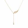 Collar Alas de Concha Blanca Nuevo para Mujer Lujo Ligero Nicho Cadena para Clavícula Estilo ins Sencillo Celebridad de Internet Accesorios Exquisitos