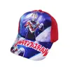 Gorra de red Spiderman Ultraman para niños transfronteriza gorra de béisbol de dibujos animados princess europea y americana sombrero de sol transpirable
