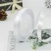 Cinta de Satén de Poliéster de 1 cm y 22 m Cinta para Moño DIY Embalaje de Caja de Regalo Cinta para Decoración de Pasteles de Repostería Decoración