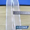 Faixa elástica de nylon de malha oca de alta elasticidade preta e branca para cinturinha invisível, acessórios decorativos para roupas, sapatos e chapéus