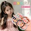 Gomas para el pelo de alta elasticidad para niños, Diademas para bebés, Gomas elásticas para niñas que no dañan el pelo, Cuerdas finas de colores para el pelo de niñas