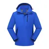 2026 Nueva Chaqueta de Montañismo Impermeable de Grosor Medio con Forro de Polar Integrado para Pareja Ropa de Trabajo Ropa Exterior con Logo Estampado