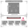 Festival de Natal Multi-Estilo Casas de Natal Cidade Adesivos de Janela Vidro de Vitrine Portas Decoração de Casa Adesivos Eletrostáticos para Vidro