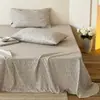 2026 Novo Modelo Algodão Puro Gaze Dupla Camada Vintage Lençol de Cama Peça Única Dormitório Pessoa Solteira Gaze de Algodão Puro Lençol de Cama Universal para Todas as Estações