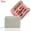 Cartera de Mujer de Moda de Piel de Vaca de Primera Capa Corta de Cuero Genuino Compartimento RFID Monedero para Monedas Tarjetero Combinación de Colores