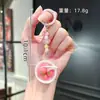 Juguete de Comida en Miniatura Fruta Bola de Arroz Tazón Adornos Estéreo DIY Accesorios de Resina de Moda Colgante para Llavero de Coche