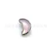 Arete de Titanio F136 con Estrella Iridiscente de Cinco Puntas, Stud para Hélice Auricular de Vidrio, 23 Joyas de Piercing de Aleación de Titanio con Stud para Labio de Superficie Brillante en Forma de Luna