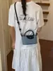 2026 Nuevo Estilo Fresco Lunares Personalidad Elegante Patchwork Bolso de Hombro Relajado Bolso Cubo Moderno Bolso de Hombro para Viajes