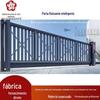 Venda quente de fábrica porta de suspensão liga de alumínio trilho suspenso porta dobrável elétrica sem trilho seção porta de correr porta de correr reta porta de abrir