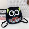 Bolsa Ita Boca Grande Fofa 2026 Nova Bolsa Gato Preto Mochila de Menina de Anime Mochila Escolar Presente de Aniversário