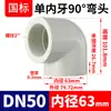 Rongsheng PPH Elbow Inner Wire 90 Inner Tooth Joint PPR Hot Melt Butt Welding Fittings Conexões de rosca interna bilateral simples