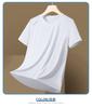 Nuevo Verano Pareja Seda de Hielo Secado Rápido Fresco Holgado Camiseta de Hombre Manga Corta Deportiva Estilo Coreano Moda Sencilla Top