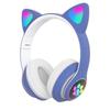 Novo Headset STN-28 Headset Orelha de Gato Headset Bluetooth Dobrável Plug Luminoso