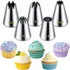Conjunto de Bicos de Confeitar Sem Costura Amazon com 18 Peças, Bico Pequeno para Decorar Biscoitos Flor de Rosa Grama, Bico para Decorar Bolo