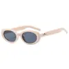 Gafas de sol de estrella ovaladas, las mismas que la celebridad de Internet Jennie, nuevas gafas de sol 2023, estilo coreano, gafas de sol con protección UV