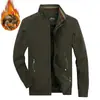 Chaquetas de Algodón Acolchado para Hombre de Otoño e Invierno Forradas de Felpa y Engrosadas 100% Algodón Holgadas Talla Grande Ropa Acolchada de Algodón para Papá de Negocios Casual Transfronteriza