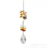 Abeja Amarilla Atrapasol Estrella Solar Luna Concentrador de Luz de Jardín Prisma Colgante Decoración de Luz Bola Colgante Productos Transfronterizos