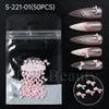 Joias para Nail Art Transfronteiriças Embaladas Estilo Ballet Doce Laço Rosa Resina Estéreo 5D Joias para Unhas