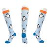 Calcetines de compresión elásticos deportivos de venta transfronteriza para hombres y mujeres, calcetines de compresión para montar al aire libre, medias de fitness al por mayor.